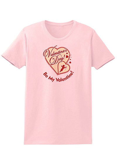 Be My Valentine Adult Womens T-Shirt-Womens T-Shirt-TooLoud-Pale Pink-Small-Davson Sales