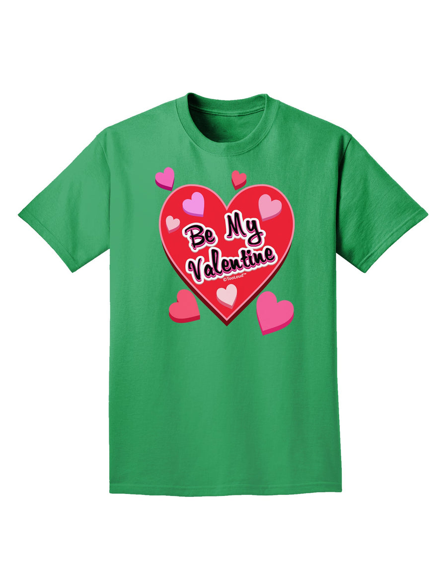 Be My Valentine Romantic Hearts Adult Dark T-Shirt-Mens T-Shirt-TooLoud-Purple-Small-Davson Sales