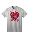 Be My Valentine - Romantic Hearts Adult T-Shirt for the Perfect Expression of Love-Mens T-shirts-TooLoud-AshGray-Small-Davson Sales