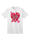 Be My Valentine - Romantic Hearts Adult T-Shirt for the Perfect Expression of Love-Mens T-shirts-TooLoud-White-Small-Davson Sales