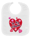 Be My Valentine Romantic Hearts Baby Bib