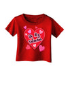 Be My Valentine Romantic Hearts Infant T-Shirt Dark-Infant T-Shirt-TooLoud-Red-06-Months-Davson Sales