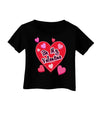 Be My Valentine Romantic Hearts Infant T-Shirt Dark-Infant T-Shirt-TooLoud-Black-06-Months-Davson Sales