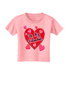 Be My Valentine Romantic Hearts Toddler T-Shirt-Toddler T-Shirt-TooLoud-Candy-Pink-2T-Davson Sales