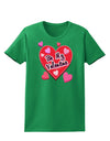 Be My Valentine Romantic Hearts Womens Dark T-Shirt-TooLoud-Kelly-Green-X-Small-Davson Sales