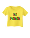 Be Proud Gay Pride - Rainbow Hearts Infant T-Shirt by TooLoud-Infant T-Shirt-TooLoud-Yellow-06-Months-Davson Sales