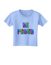 Be Proud Gay Pride - Rainbow Hearts Toddler T-Shirt by TooLoud-Toddler T-Shirt-TooLoud-Aquatic-Blue-2T-Davson Sales