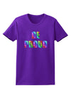 Be Proud Gay Pride - Rainbow Hearts Womens Dark T-Shirt by TooLoud-Womens T-Shirt-TooLoud-Purple-X-Small-Davson Sales