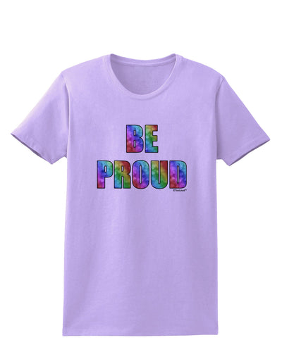 Be Proud Gay Pride - Rainbow Hearts Womens T-Shirt by TooLoud-Womens T-Shirt-TooLoud-Lavender-X-Small-Davson Sales