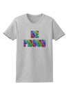 Be Proud Gay Pride - Rainbow Hearts Womens T-Shirt by TooLoud-Womens T-Shirt-TooLoud-AshGray-X-Small-Davson Sales