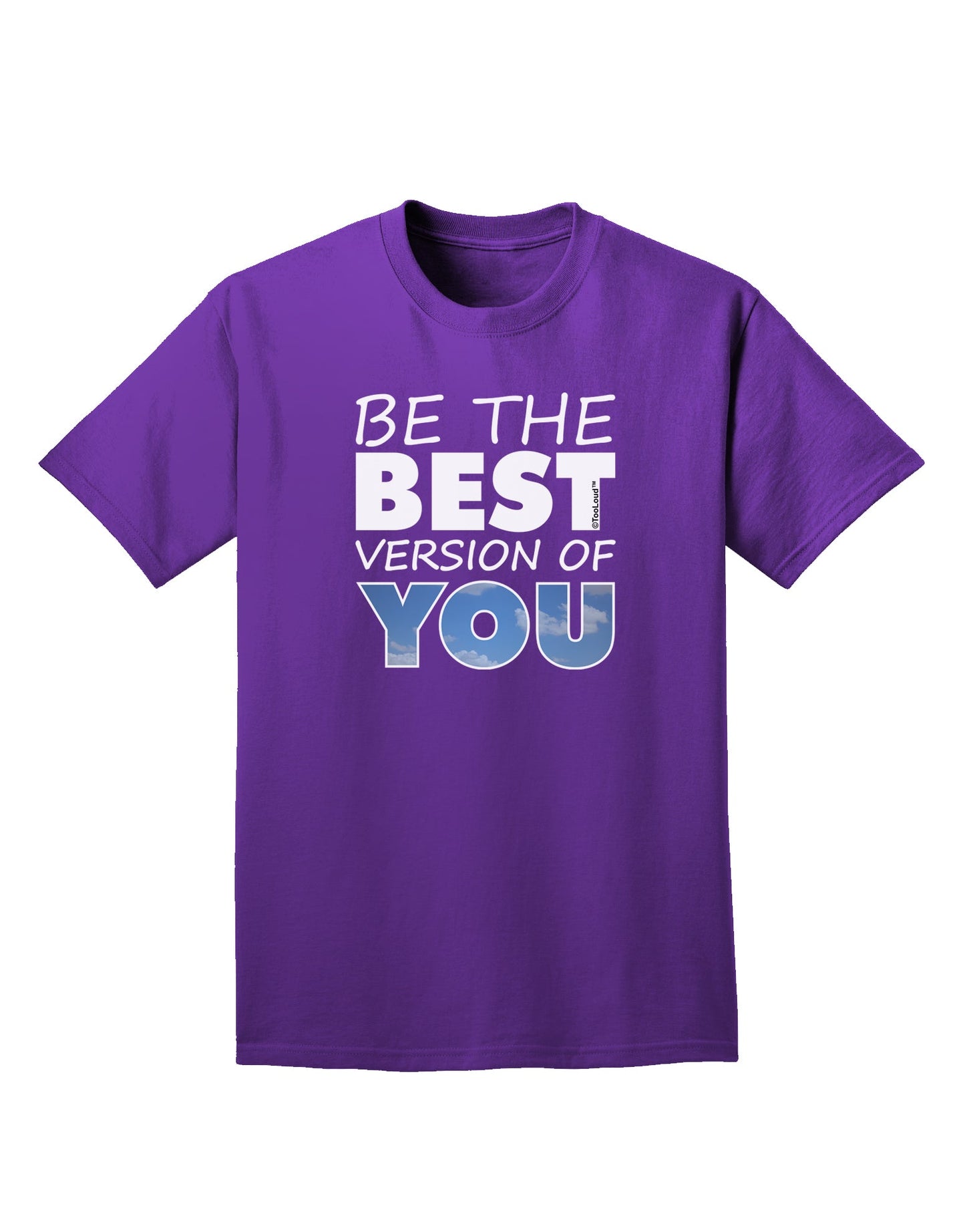 Be The Best Version Of You Adult Dark T-Shirt by TooLoud-Mens T-Shirt-TooLoud-Purple-Small-Davson Sales