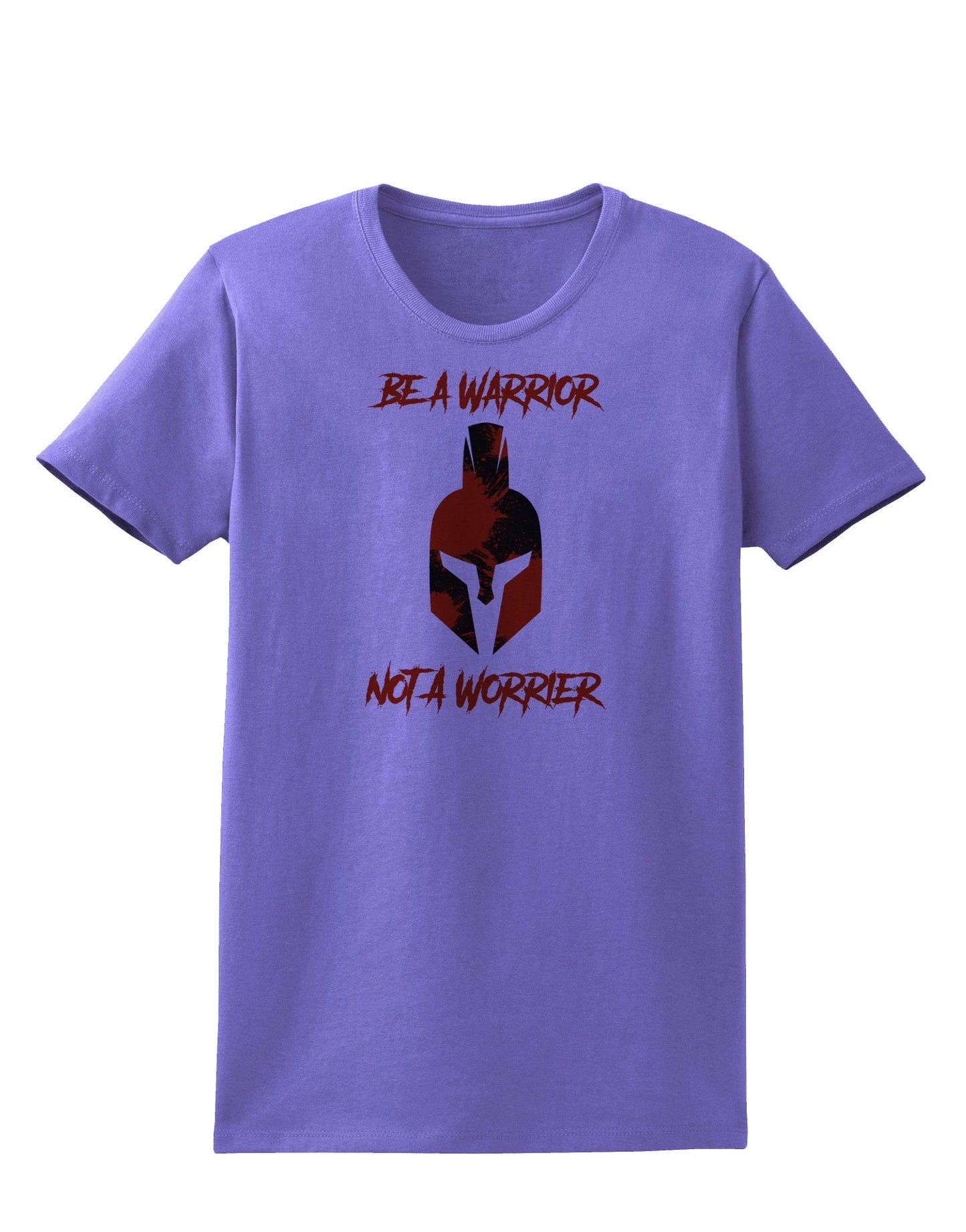 Be a Warrior Not a Worrier Womens T-Shirt by TooLoud-TooLoud-Violet-X-Small-Davson Sales