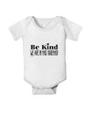Be kind we are in this together Baby Romper Bodysuit-Baby Romper-TooLoud-White-06-Months-Davson Sales