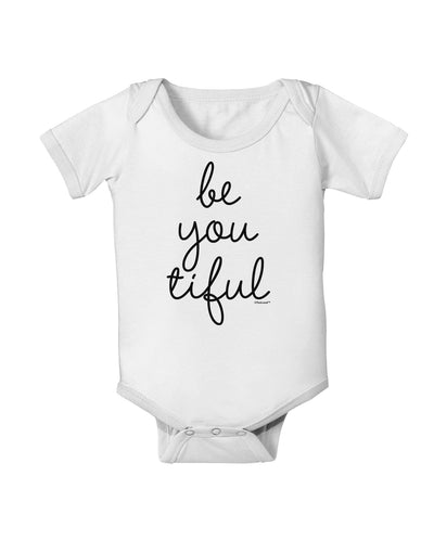 BeYouTiful - Beautiful Baby Romper Bodysuit-Baby Romper-TooLoud-White-06-Months-Davson Sales