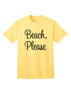 Beach Please Adult T-Shirt-Mens T-Shirt-TooLoud-Yellow-Small-Davson Sales