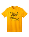 Beach Please Adult T-Shirt-Mens T-Shirt-TooLoud-Gold-Small-Davson Sales