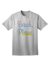 Beach Please - Summer Colors Adult T-Shirt-Mens T-Shirt-TooLoud-AshGray-Small-Davson Sales