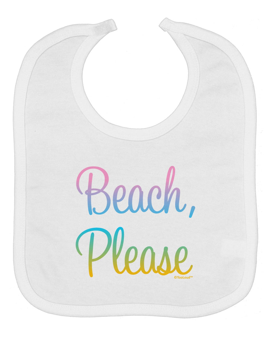 Beach Please - Summer Colors Baby Bib