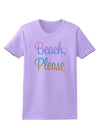 Beach Please - Summer Colors Womens T-Shirt-Womens T-Shirt-TooLoud-Lavender-X-Small-Davson Sales