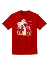 Beach Please - Summer Colors with Palm Trees Adult Dark T-Shirt-Mens T-Shirt-TooLoud-Red-Small-Davson Sales