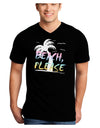 Beach Please - Summer Colors with Palm Trees Adult Dark V-Neck T-Shirt-TooLoud-Black-Small-Davson Sales