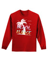 Beach Please - Summer Colors with Palm Trees Adult Long Sleeve Dark T-Shirt-TooLoud-Red-Small-Davson Sales