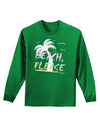 Beach Please - Summer Colors with Palm Trees Adult Long Sleeve Dark T-Shirt-TooLoud-Kelly-Green-Small-Davson Sales