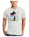 Beach Please - Summer Colors with Palm Trees Adult V-Neck T-shirt-Mens V-Neck T-Shirt-TooLoud-White-Small-Davson Sales