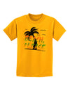 Beach Please - Summer Colors with Palm Trees Childrens T-Shirt-Childrens T-Shirt-TooLoud-Gold-X-Small-Davson Sales