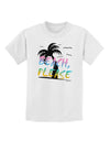 Beach Please - Summer Colors with Palm Trees Childrens T-Shirt-Childrens T-Shirt-TooLoud-White-X-Small-Davson Sales