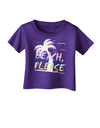 Beach Please - Summer Colors with Palm Trees Infant T-Shirt Dark-Infant T-Shirt-TooLoud-Purple-06-Months-Davson Sales