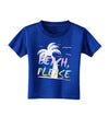 Beach Please - Summer Colors with Palm Trees Toddler T-Shirt Dark-Toddler T-Shirt-TooLoud-Royal-Blue-2T-Davson Sales