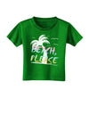 Beach Please - Summer Colors with Palm Trees Toddler T-Shirt Dark-Toddler T-Shirt-TooLoud-Clover-Green-2T-Davson Sales