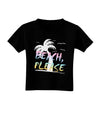 Beach Please - Summer Colors with Palm Trees Toddler T-Shirt Dark-Toddler T-Shirt-TooLoud-Black-2T-Davson Sales