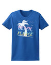 Beach Please - Summer Colors with Palm Trees Womens Dark T-Shirt-TooLoud-Royal-Blue-X-Small-Davson Sales