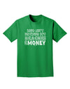 Beaches and Money Adult Dark T-Shirt by TooLoud-Mens T-Shirt-TooLoud-Kelly-Green-Small-Davson Sales