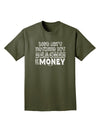 Beaches and Money Adult Dark T-Shirt by TooLoud-Mens T-Shirt-TooLoud-Military-Green-Small-Davson Sales