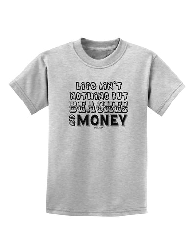 Beaches and Money Childrens T-Shirt by TooLoud-Childrens T-Shirt-TooLoud-AshGray-X-Small-Davson Sales