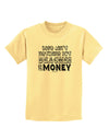 Beaches and Money Childrens T-Shirt by TooLoud-Childrens T-Shirt-TooLoud-Daffodil-Yellow-X-Small-Davson Sales