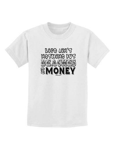 Beaches and Money Childrens T-Shirt by TooLoud-Childrens T-Shirt-TooLoud-White-X-Small-Davson Sales