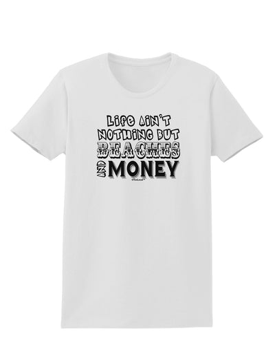 Beaches and Money Womens T-Shirt by TooLoud-Womens T-Shirt-TooLoud-White-X-Small-Davson Sales