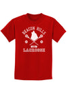 Beacon Hills Lacrosse Wolf Childrens Dark T-Shirt-Childrens T-Shirt-TooLoud-Red-X-Small-Davson Sales