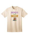 Beads And Beer Adult T-Shirt-Mens T-Shirt-TooLoud-White-Small-Davson Sales