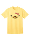 Beartholomea Cute Girl Bear Adult T-Shirt by Kyu-T Face-Mens T-shirts-TooLoud-Yellow-Small-Davson Sales