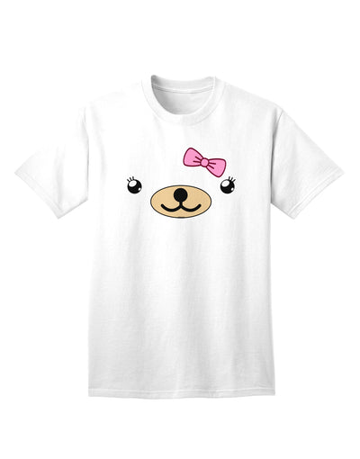 Beartholomea Cute Girl Bear Adult T-Shirt by Kyu-T Face-Mens T-shirts-TooLoud-White-Small-Davson Sales