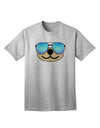 Beartholomew Cool Sunglasses Adult T-Shirt by Kyu-T Face-Mens T-shirts-TooLoud-AshGray-Small-Davson Sales