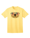 Beartholomew Patriotic Sunglasses Adult T-Shirt by Kyu-T Face-Mens T-shirts-TooLoud-Yellow-Small-Davson Sales