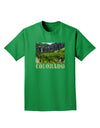 Beautiful Cliffs Colorado Adult Dark T-Shirt-Mens T-Shirt-TooLoud-Kelly-Green-Small-Davson Sales