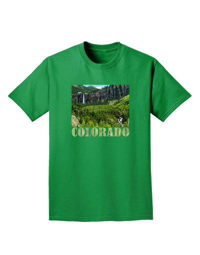 Beautiful Cliffs Colorado Adult Dark T-Shirt-Mens T-Shirt-TooLoud-Kelly-Green-Small-Davson Sales