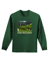 Beautiful Cliffs Colorado Adult Long Sleeve Dark T-Shirt-TooLoud-Dark-Green-Small-Davson Sales